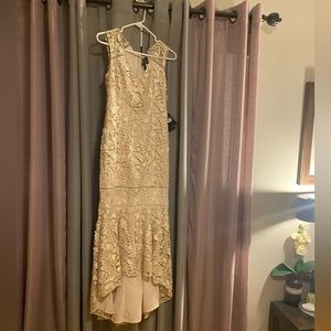 Adrianna Papell Champagne Dress